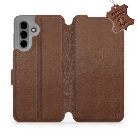 Phone Case Samsung Galaxy A36 5G - Design Brown Leather