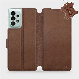 Phone Case Samsung Galaxy A33 5G - Design Brown Leather