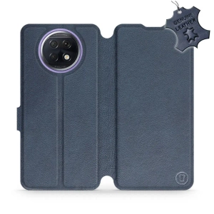Phone Case Xiaomi Redmi Note 9T - Design Blue Leather