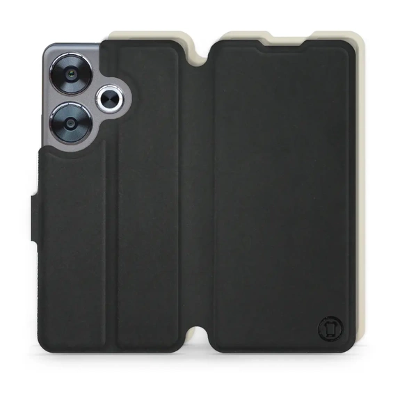 Phone Case Xiaomi POCO F6 - Design Black with Platinum