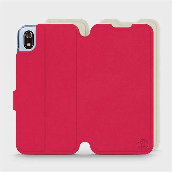 Hülle für Xiaomi Redmi 7A - Farbe Rot mit Platin