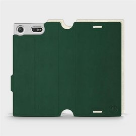 Phone Case Sony Xperia XZ1 Compact - Design Green with Platinum