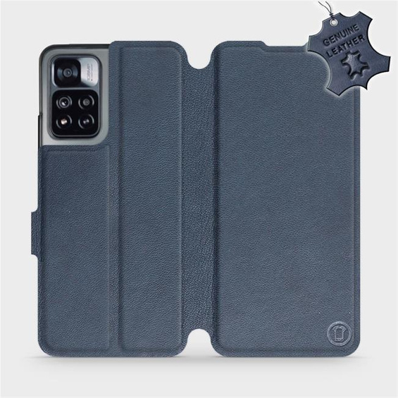 Phone Case Xiaomi Redmi Note 11 Pro - Design Blue Leather