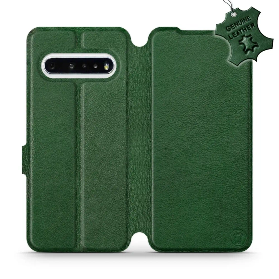 Hülle für LG V60 ThinQ 5G - Farbe Green Leather