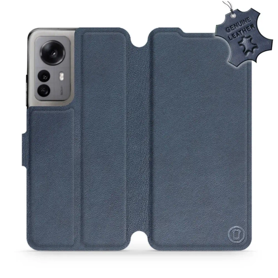 Phone Case Xiaomi 12X - Design Blue Leather