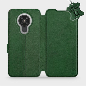 Phone Case Nokia 5.3 - Design Green Leather