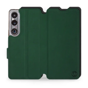 Hülle für Sony Xperia 1 VI - Farbe Grün mit Schwarz