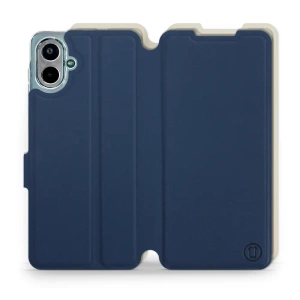 Phone Case Samsung Galaxy A07 - Design Navy with Platinum