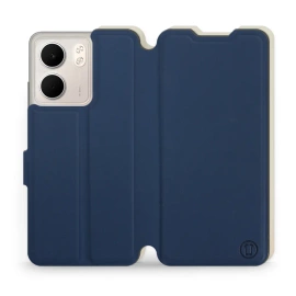 Phone Case OPPO A5x - Design Navy with Platinum