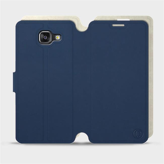 Phone Case Samsung Galaxy A5 2016 - Design Navy with Platinum