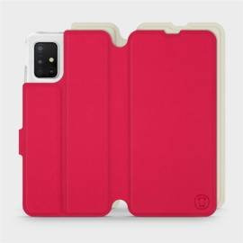 Phone Case Samsung Galaxy A51 - Design Red with Platinum