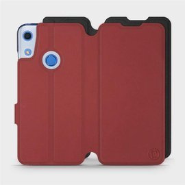 Phone Case Huawei Y6S - Design Dark Red with Black