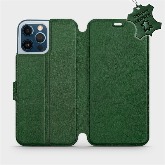 Hülle für Apple iPhone 12 Pro Max - Farbe Green Leather