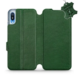 Phone Case Huawei Y6 2019 - Design Green Leather