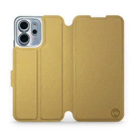 Phone Case OPPO Reno 14 F 5G - Design Gold&Orange