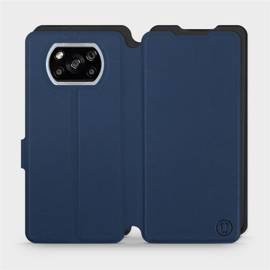 Hülle für Xiaomi POCO X3 NFC - Farbe Marine mit Schwarz