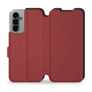 Etui Soft Touch do Samsung Galaxy A14 4G - wzór Zachodząca czerwień z czernią