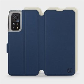 Hülle für Xiaomi Mi 10T Pro - Farbe Marineblau mit Platin