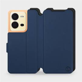 Phone Case Vivo X80 Lite - Design Navy with Black