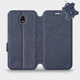 Hülle für Samsung Galaxy J5 2017 - Farbe Blue Leather