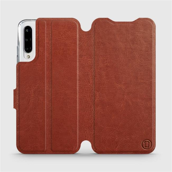 Phone Case Xiaomi Mi A3 - Design Brown&Orange