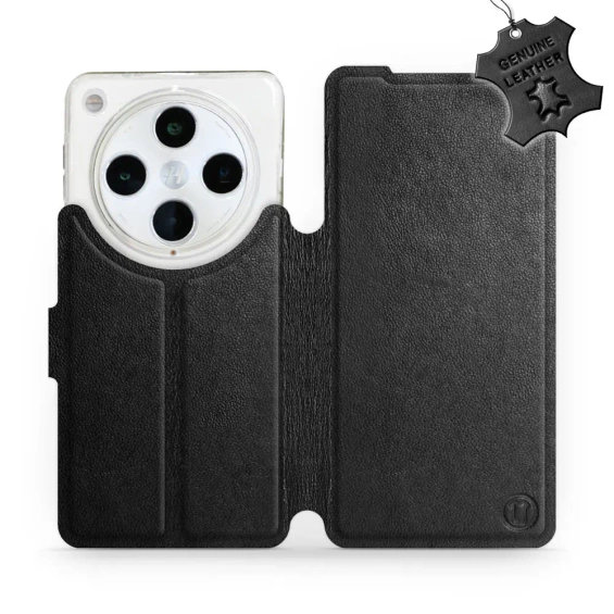 Phone Case OPPO Find X8 Pro - Design Black Leather