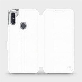 Etui do Samsung Galaxy M11 - wzór White&Gray