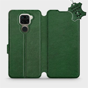 Phone Case Xiaomi Redmi Note 9 - Design Green Leather
