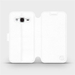 Phone Case Samsung Galaxy J3 2016 - Design White&Orange