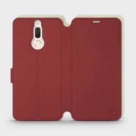 Phone Case Huawei Mate 10 Lite - Design Dark Red with Platinum