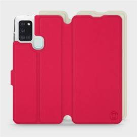 Phone Case Samsung Galaxy A21S - Design Red with Platinum