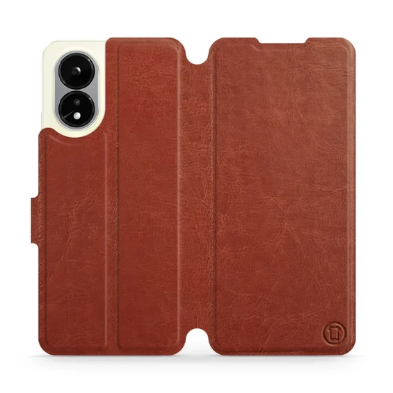 Etui do OPPO A38 - wzór Brown&Gray