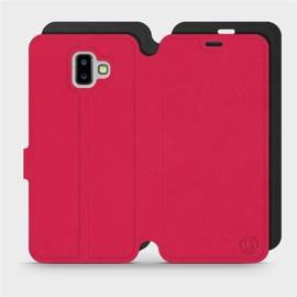 Phone Case Samsung Galaxy J6 Plus 2018 - Design Red with Black