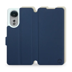 Phone Case OPPO A58 - Design Navy with Platinum