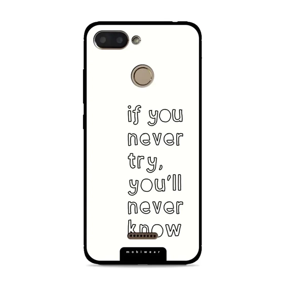 Phone Glossy Case Xiaomi Redmi 6 - Design G075G