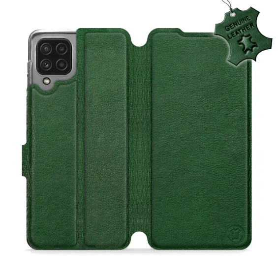 Hülle für Samsung Galaxy M32 4G - Farbe Green Leather