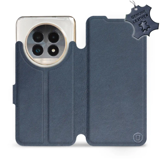 Phone Case Realme 13 Pro Plus - Design Blue Leather