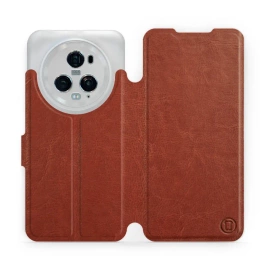 Etui do Huawei Honor Magic5 Pro 5G - wzór Brown&Gray