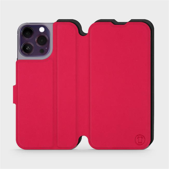 Hülle für Apple iPhone 14 Pro Max - Farbe Rot mit Schwarz