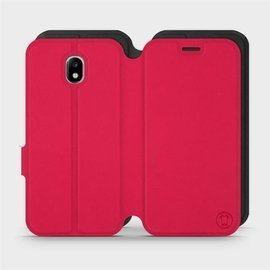 Phone Case Samsung Galaxy J7 2017 - Design Red with Black