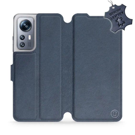 Phone Case Xiaomi 12S - Design Blue Leather