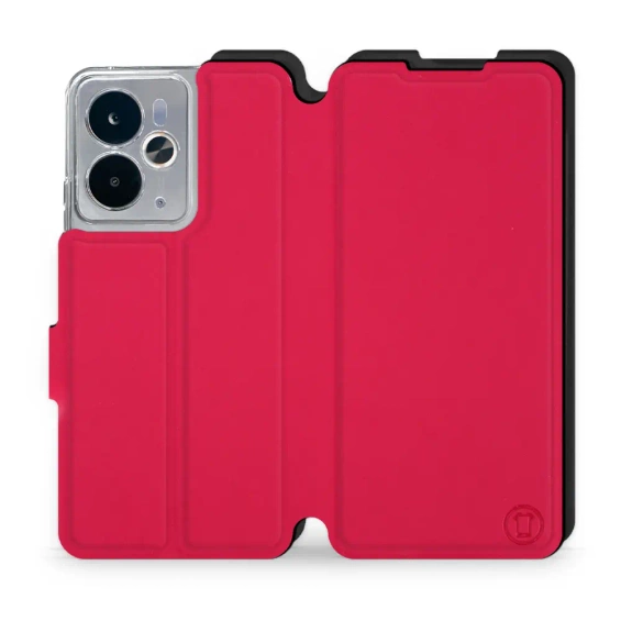 Hülle für Realme 14T 5G - Farbe Rot mit Schwarz