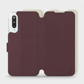 Phone Case Xiaomi Mi 9 Lite - Design Burgundy with Platinum