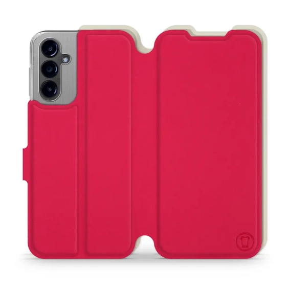 Phone Case Samsung Galaxy A14 4G - Design Red with Platinum