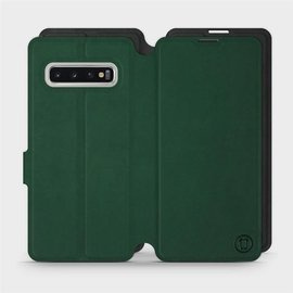 Phone Case Samsung Galaxy S10 - Design Green with Black