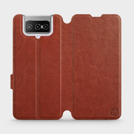 Etui do Asus Zenfone 7 - wzór Brown&Gray