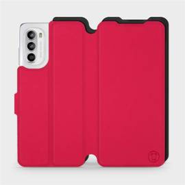 Phone Case Motorola Moto G52 - Design Red with Black