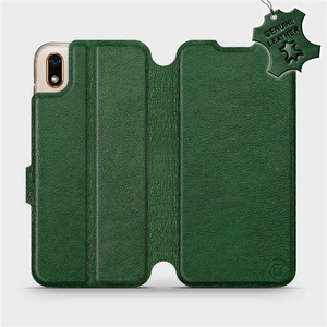 Hülle für Huawei Y5 2019 - Farbe Green Leather
