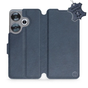 Phone Case Xiaomi POCO F6 - Design Blue Leather