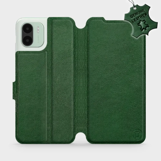 Phone Case Xiaomi Redmi A2 - Design Green Leather